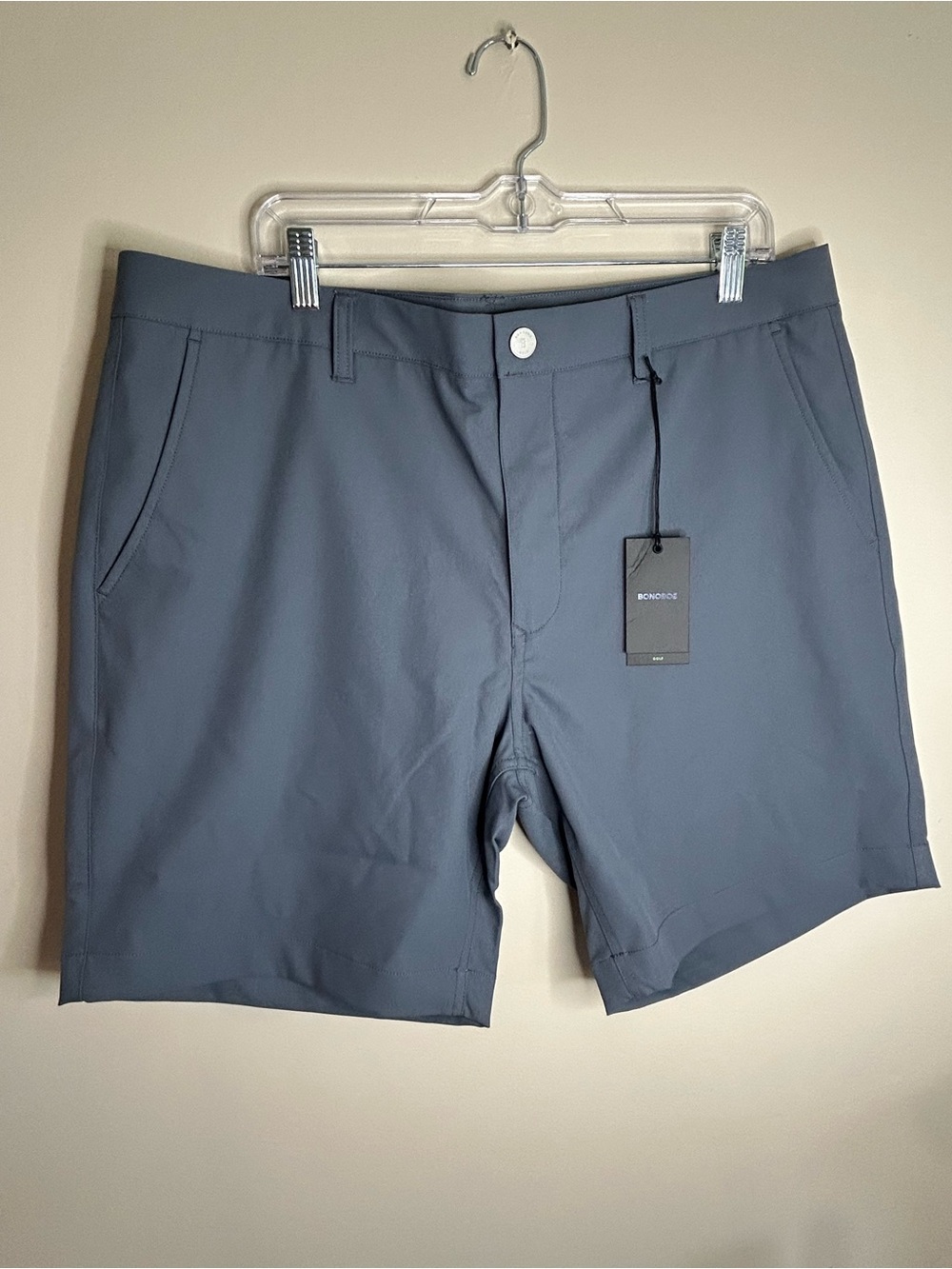 Bonobos Men's Flat Front Shorts - Slate Blue